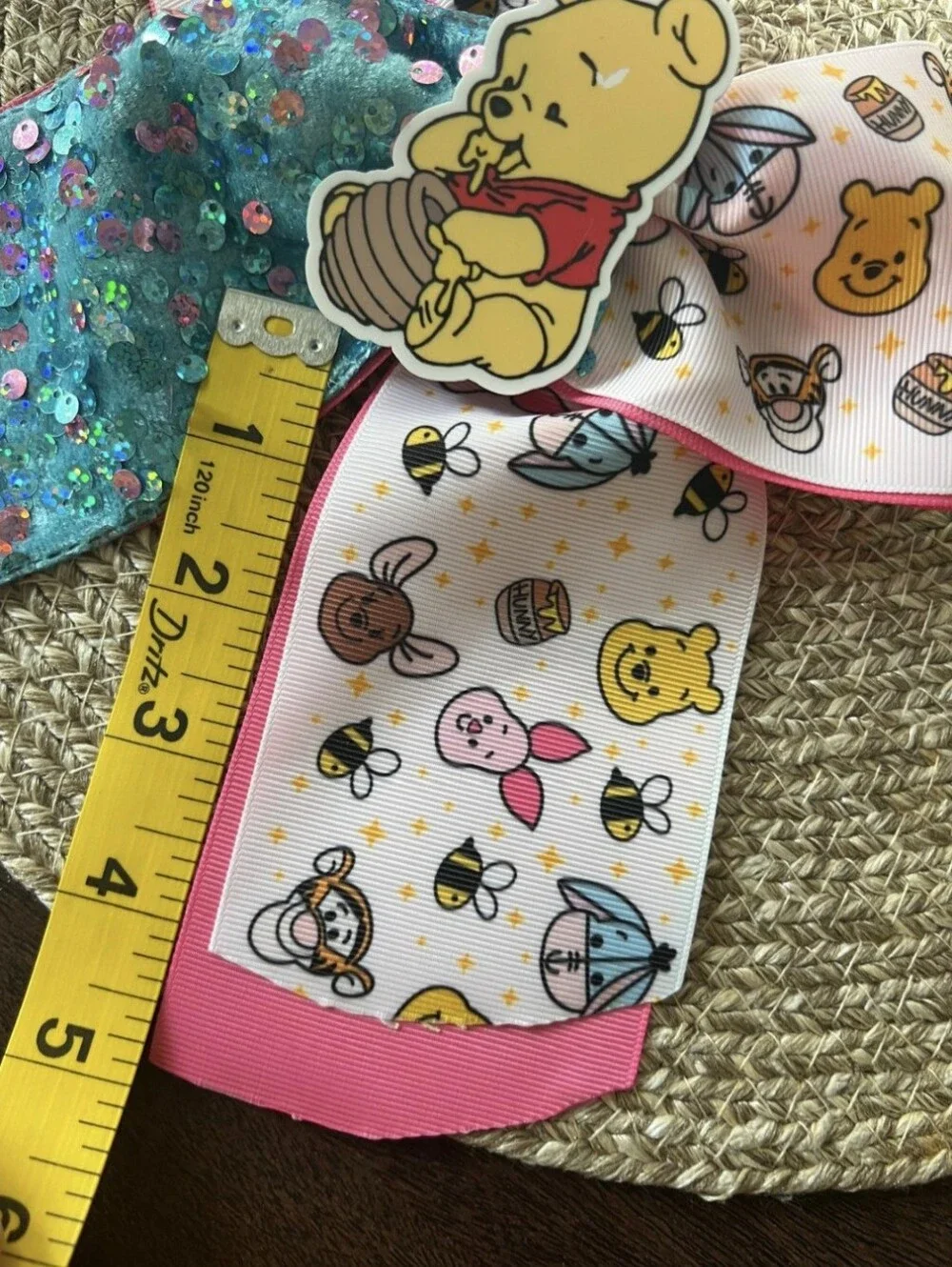 Handmade Set of 2 Hair Bows for Girls. Hair Accessories. Hair Clips. Hair Bows.